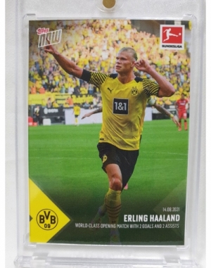 2021 TOPPS NOW 탑스 나우 분데스리가 엘링 홀란드 보루시아 도르트문트 축구 카드
