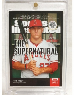 2021 Topps x Sports Illustrated 탑스 일러스트레이티드 마이크 트라웃 LA 엔젤스 MLB 야구 카드
