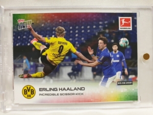 2020 TOPPS NOW 탑스 나우 분데스리가 엘링 홀란드 보루시아 도르트문트 축구 카드