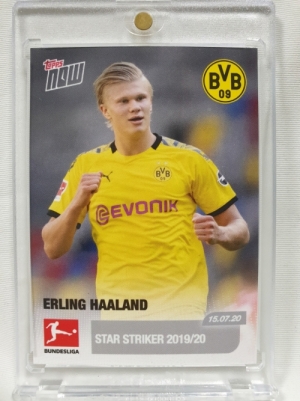 2020 TOPPS NOW 탑스 나우 분데스리가 엘링 홀란드 보루시아 도르트문트 축구 카드