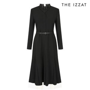 [AK수원점] [더아이잗] 프릴넥 벨티드 원피스061