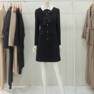 라인 N737 리본 타이 미니 원피스(NVOPPJ9900) 모다아울렛 대구점