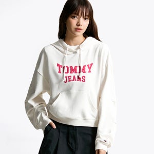 [타미진스] 박시 크롭 바시티 후디 (T32F7TTO51TWT1YBH) T32F7TTO51TWT1YBH