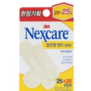 3M 넥스케어 일반 혼합형밴드 25매+25매