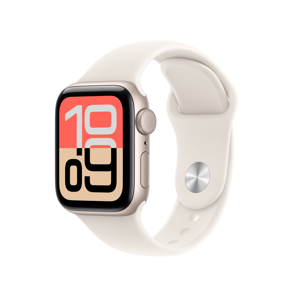 Apple 워치 SE3 GPS 스타라이트, 40mm, 스타라이트 스포츠 밴드