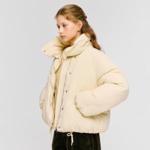 [드파운드] stand collar duck down padded jumper (2color)