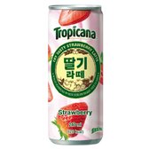 롯데칠성음료 트로피카나 딸기라떼 240ml