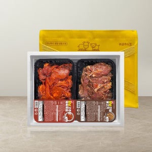 한돈 양념육 1kg (고추장 제육볶음 500g+간장 불고기 500g) (선물세트)