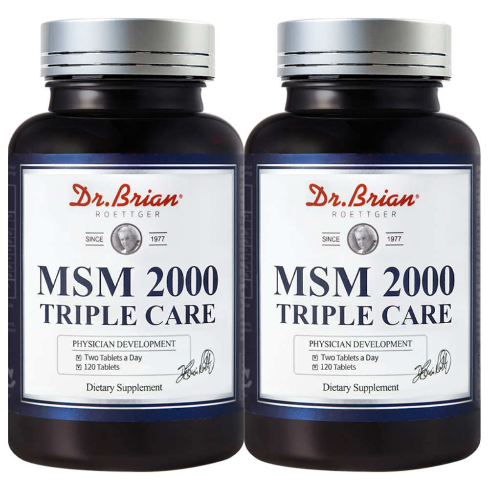 닥터브라이언 <b>MSM 2000 트리플케어</b>  120정  2개
