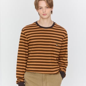 피즈 오렌지 스트라이프 롱슬리브 SPTS5F902O2