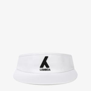 [LAMBDA]람다 투어 바이저 화이트 52911 골프모자 썬캡 남녀공용 WHITE 52911