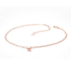 [미니아트] [미니아트] 14K GOLD 아모르 로즈골드 두줄 여자 볼 체인 금 팔찌