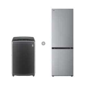 LG 통돌이 세탁기 + LG 모던엣지 냉장고 R6M2-M34MB1