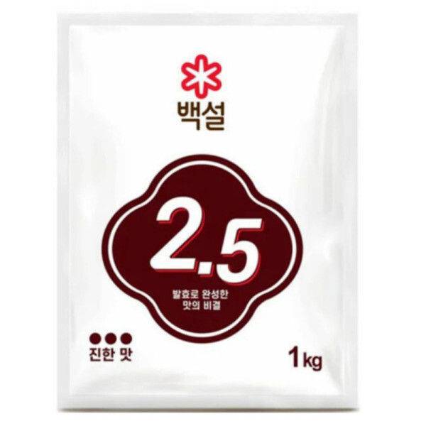 백설 백설 <b>핵산</b> 2.5 발효조미료 고복합 1kg