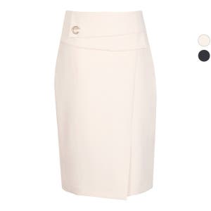 비비드 시크릿가너 여성 엘레강스 포인트 웨이브 정장 스커트