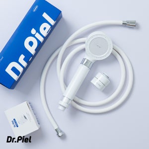 [닥터피엘 선물 풀세트] 아토샤워헤드 + 버블세면대 필터 + 에코 샤워호스 화이트 2m