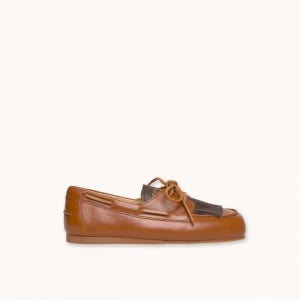타이니코튼 브라운 보트 슈즈 AW25-688M06_P018AW25688M06