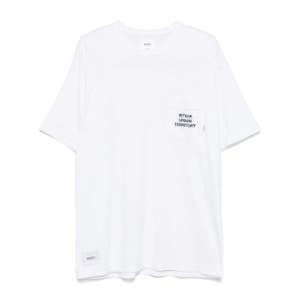 더블탭스 logo embroidered T shirt 10273973600520 TP721066250 10273973600520