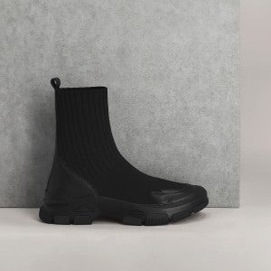 마쯔 by 엘칸토 여성 니트 삭스 부츠 5cm LCWA55M44V