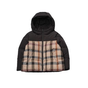 [닥스리틀]  25FW 닥스리틀 하우스체크 MIX 숏다운 (블랙) DVW25JN11M_BK