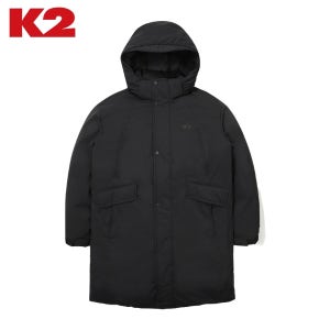 [AK분당점] [케이투] 남성 롱다운 제니스 PARKA 골든 K95 롱패딩 KMW24553 블랙
