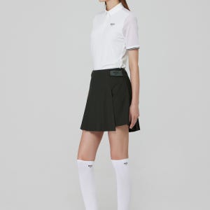 보스골프 언발란스 플리츠 스커트 WOMAN OLIVE