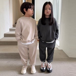 OR 피그먼트와플세트, 북유럽풍여아동복 남아유아복 예쁜아동복