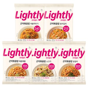 라이틀리 곤약볶음밥 200g 12개 선택/매콤해물/참치김치/소고기/닭갈비/차돌깍두기