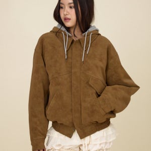 [글로니] URBAN SUEDE JUMPER (BROWN) GY25FAJP0050BR
