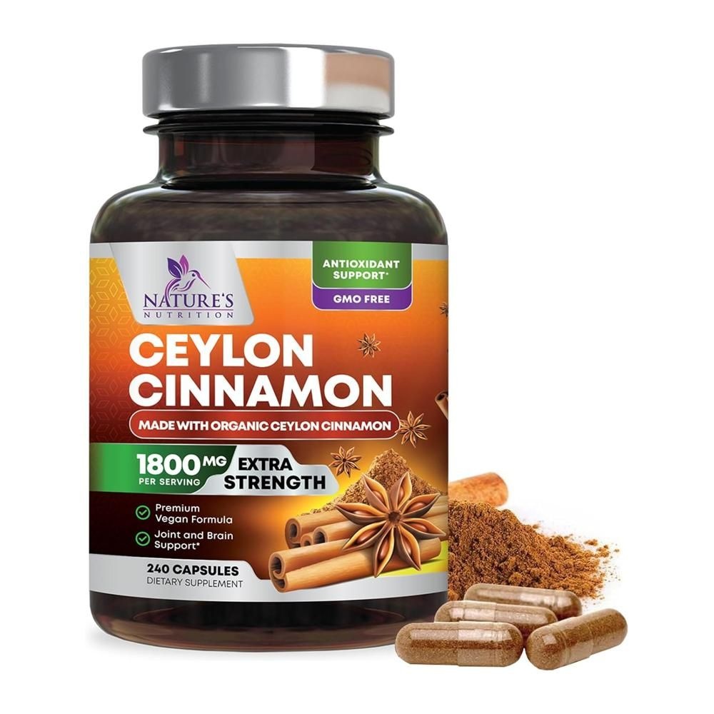 Natures Nutrition <b>네이처 뉴트리션</b> 실론 시나몬 1800mg