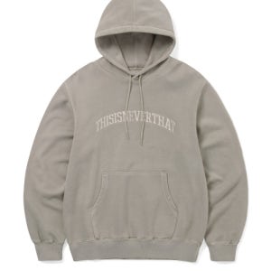 [디스이즈네버댓] Arch-Logo Hoodie Stone Beige TN253TSWHO04SBE