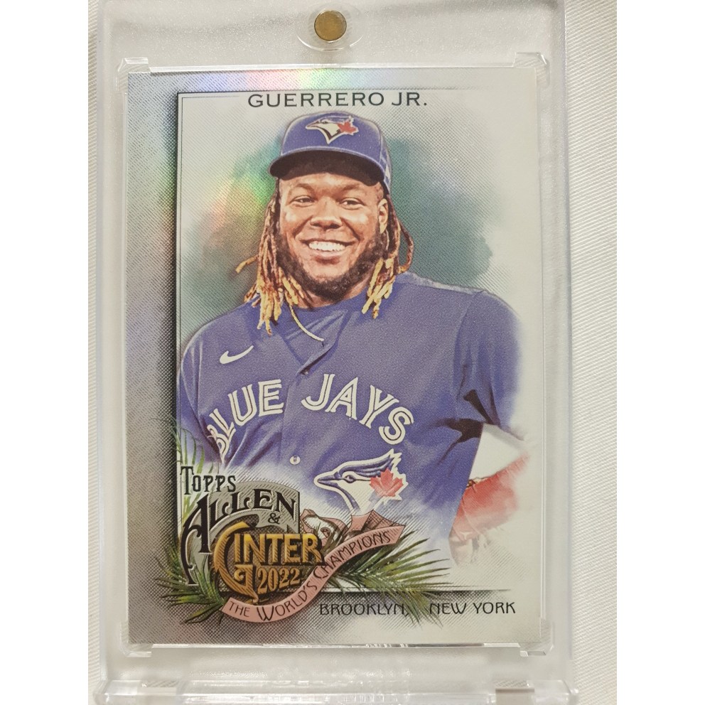2022 ALLEN GINTER 알렌 진터 블라디미르 게레로 주니어 SILVER 토론토 블루제이스 메이저리그 MLB 야구 카드  1개