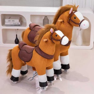 승마 포니 사이클 흔들 목마 말타기 실내 자전거 호스라이딩 소형