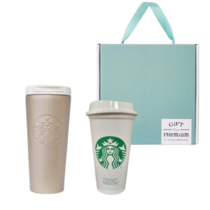 스타벅스 SS 뉴트럴 밸류 텀블러 473ml + 스타벅스 리유저블 핫컵 473ml 판촉물 제작 전문~주방용품~텀블러(스텐)