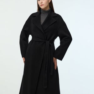 [질스튜어트 뉴욕 여성] [스테디셀러] 블랙 포켓 울캐시미어혼방 코트 WJCO4D772BK