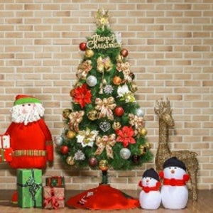 크리스마스트리 11P 트리장식세트 미니 리본장식 북장식 XTS6136 자재