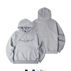 [뉴해빗] N/H WAVE LOGO 오버핏 기모 후드 (SOH4-4NH1250) m1037_1370680