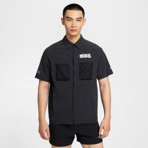 나이키 남성 드라이 핏 UV 버튼업 반팔 러닝 탑 IH4510-010