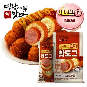 명랑핫도그 시그니처모짜 핫도그 680g x 1팩 (8개입)
