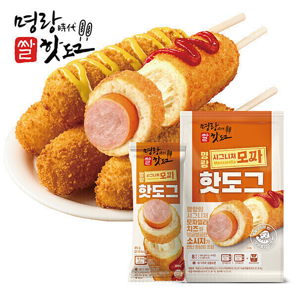 명랑핫도그 시그니처모짜 핫도그