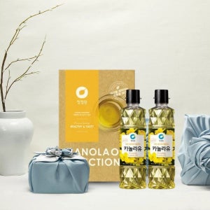 선물세트 25년 추석 최신 생산 카놀라유 2호 박스 6개입
