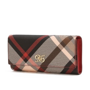 [닥스 액세서리 여성] 닥스 레드 로고장식 가죽 장지갑 WCWA4F701R2