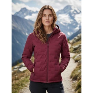 [마운티아]   여성 라크 경량패딩 다운자켓 마젠타 1MQJDW1501