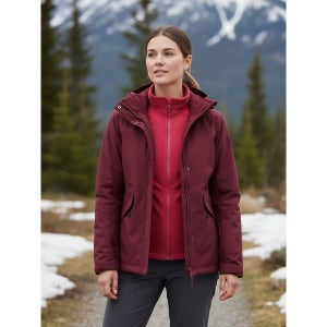 [마운티아]   여성 3in1 자켓 (방수자켓+플리스내피) 마젠타 1MQJKW1503