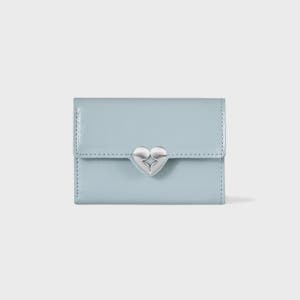 [페넥] HEARTY FLAP WALLET - HAZE BLUE
