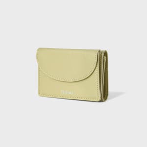 [페넥] CRINKLE HALFMOON MINI WALLET - SOFT OLIVE