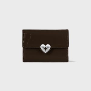 [페넥] HEARTY FLAP WALLET - ESPRESSO