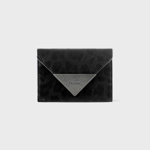 [페넥] [11/14 예약배송]_MATT TRIANGLE WALLET - LEOPARD BLACK
