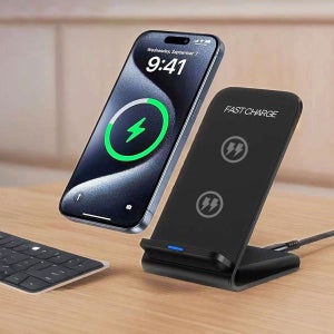 [폰위드] [케이블증정⚡고속충전] 15W 고속 무선 충전기 탁상용 Q15