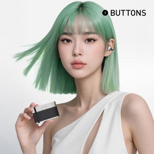[아이스카이몰] BUTTONS 클립 동시통역 AI 회의요약 오픈형 블루투스 이어폰 버튼스 무선 이어폰_BUTTONS Clip
